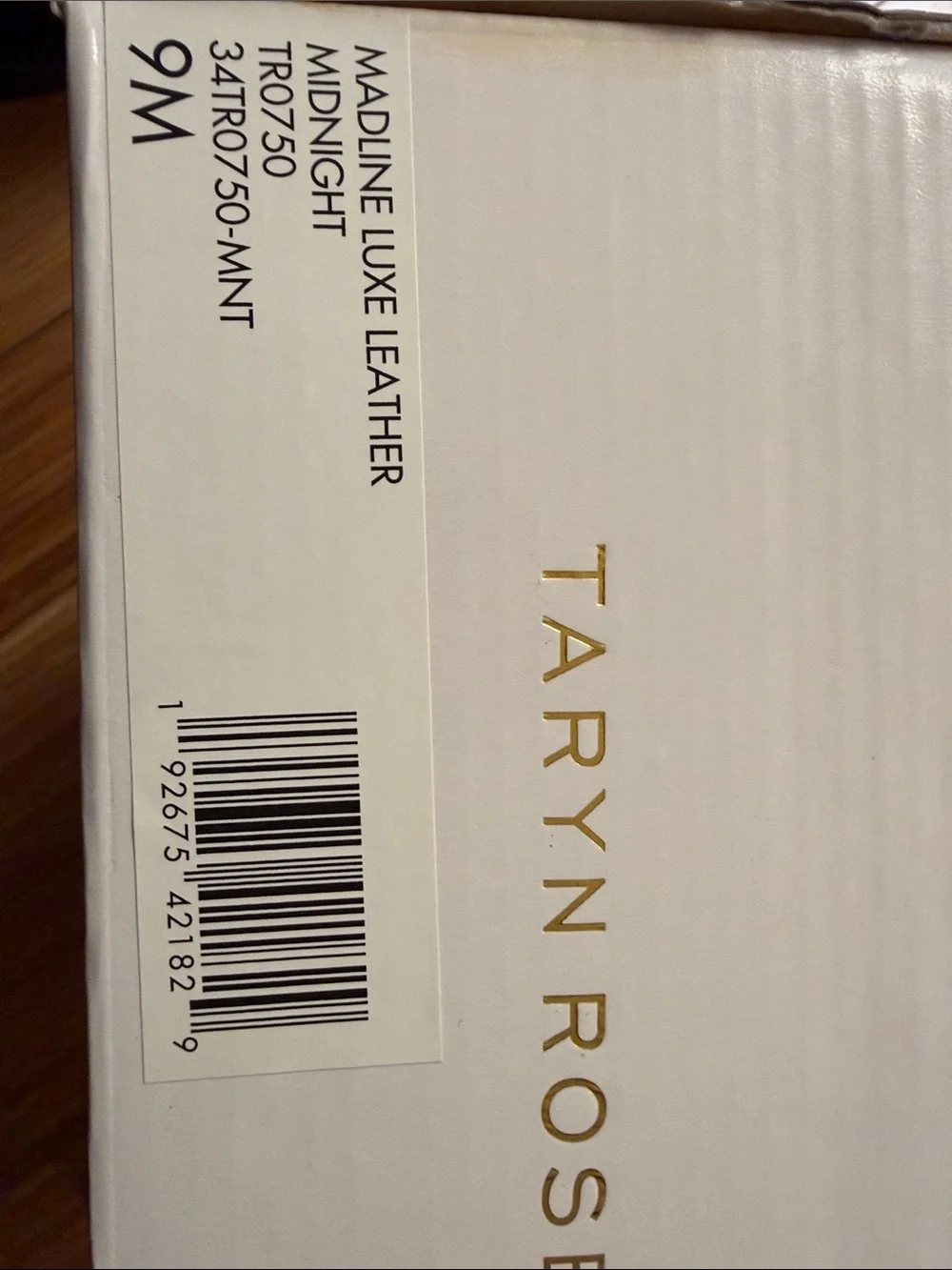 NIB NWT Taryn Rose “Midnight” Leather Pointed Block Heel Pumps